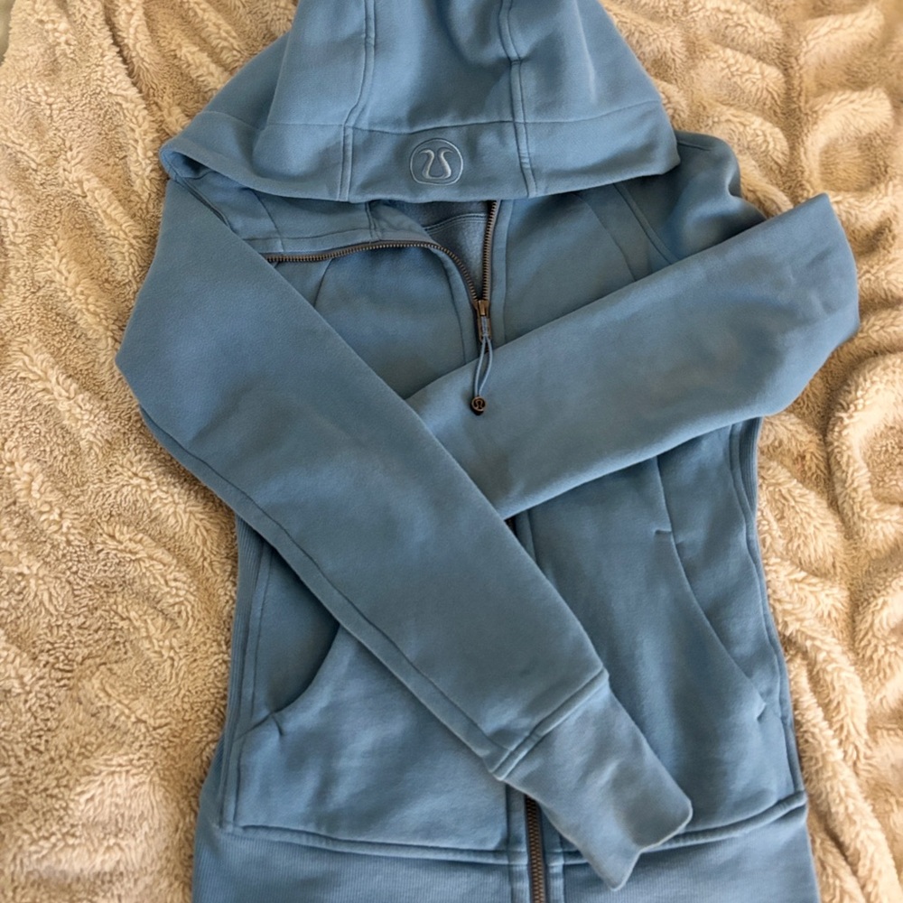 Lululemon Light Blue full length scuba - Picture 6 of 6
